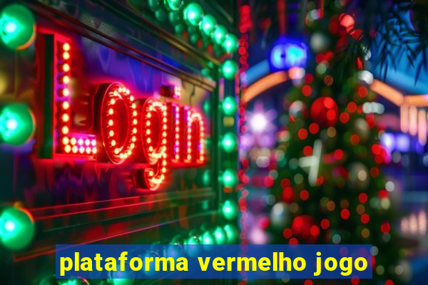 plataforma vermelho jogo